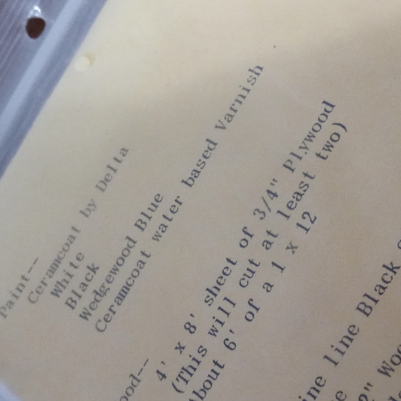 Vintage Big White Deer 38" x 36" Pattern for Wood Yard Art - Picture 4 of 4